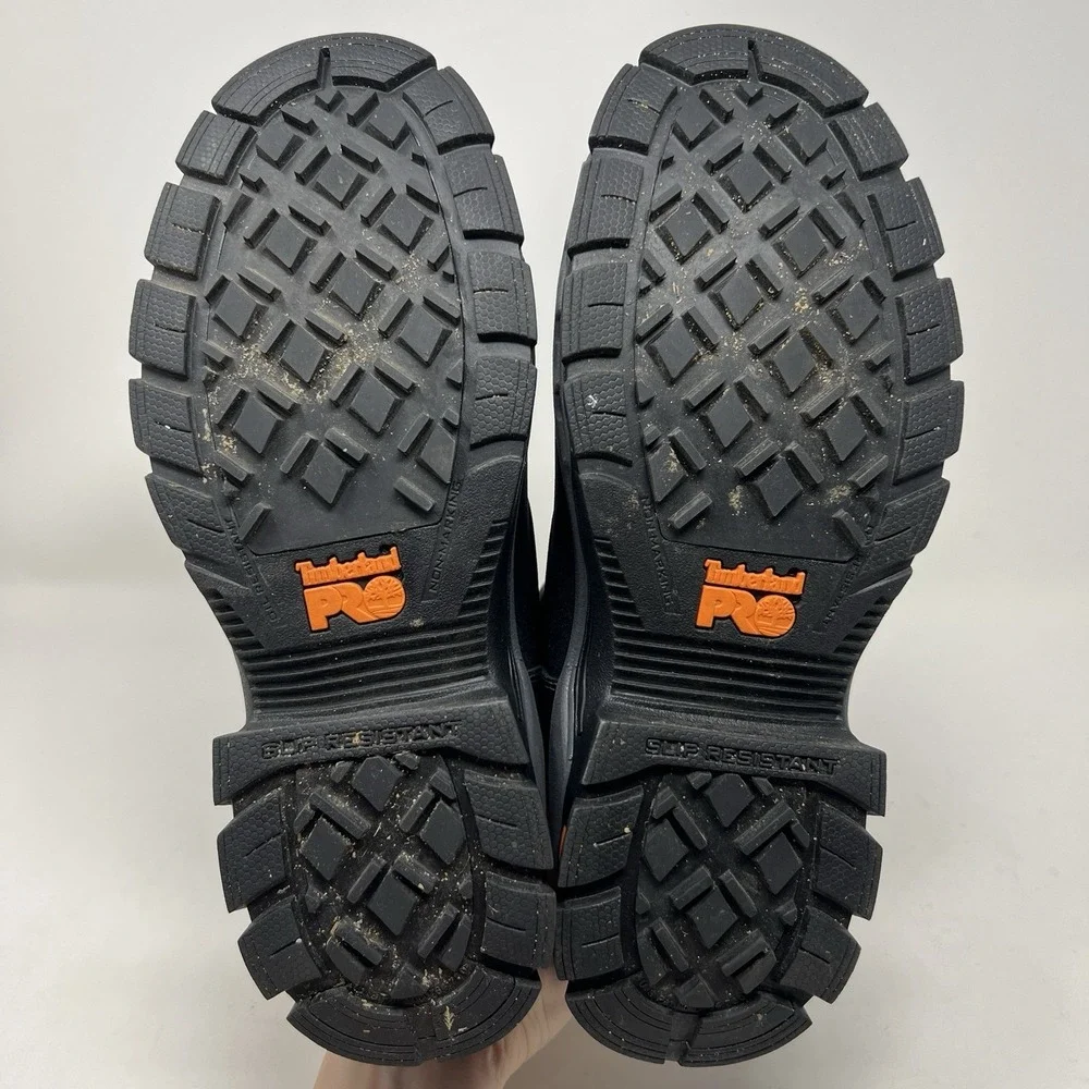 Timberland PRO Men's Size 8M Stockdale Pull On Alloy Safety Toe WP Work Boots